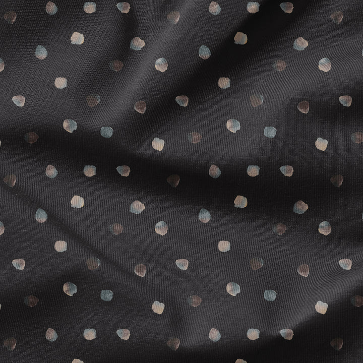 GRUNGE WOODLAND POLKA DOTS