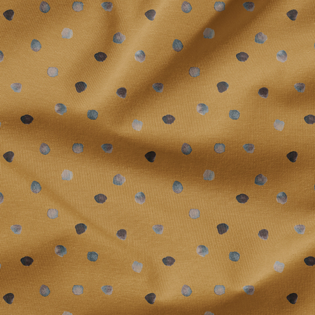 GRUNGE WOODLAND POLKA DOTS