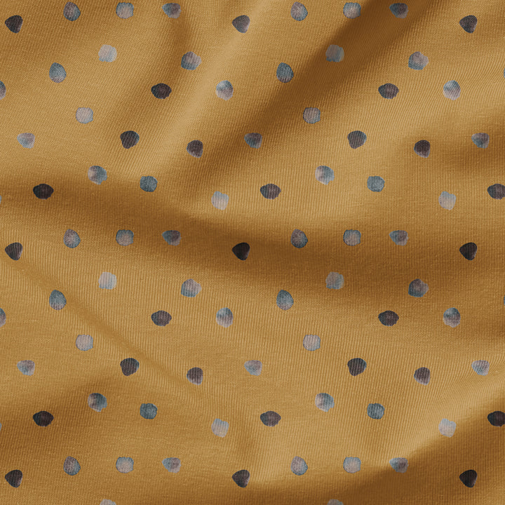 GRUNGE WOODLAND POLKA DOTS