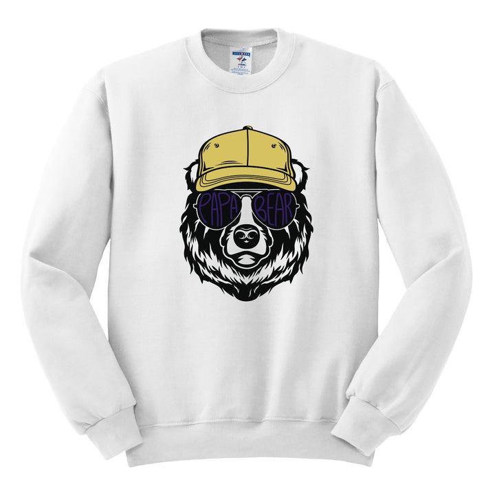 CREWNECK : PAPA BEAR IN SUNGLASSES