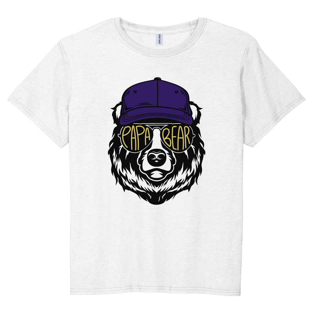 T-SHIRT : PAPA BEAR IN SUNGLASSES