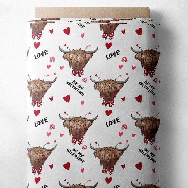 MR. VALENTINE'S DAY HIGHLAND COW